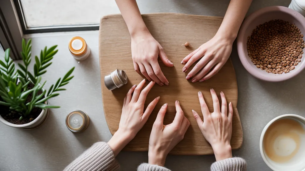 Prueba de parche de ácido mandélico aplicada detrás de la oreja antes de un peeling casero
